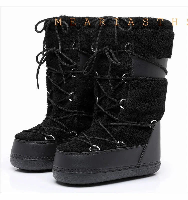 Faux Fur Snow Boots