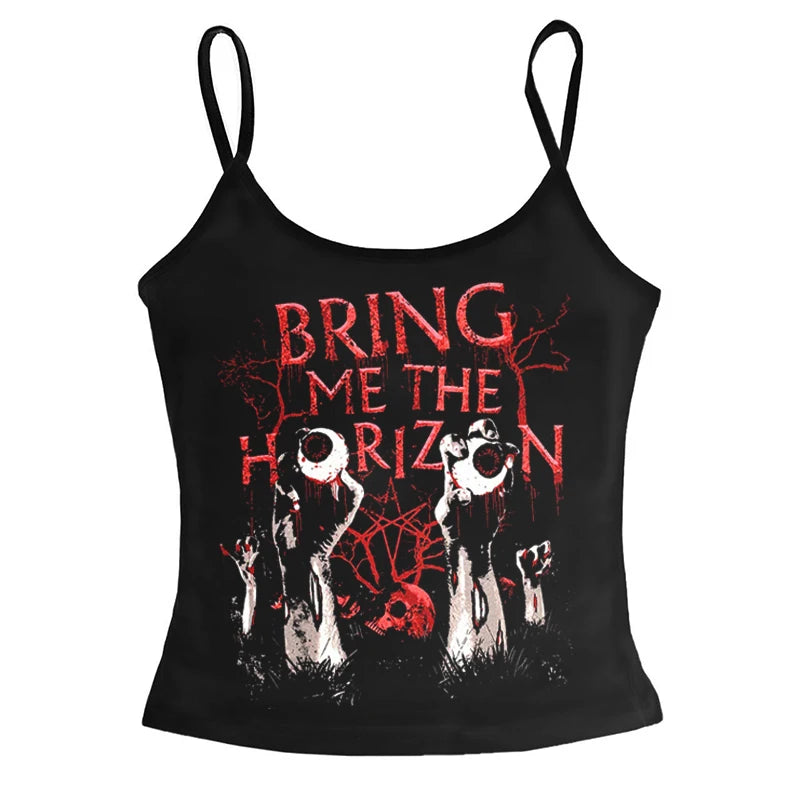 Gothic Letter Print Tee