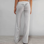 Embroidered Flare Pants