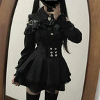 Gothic Lace Long Sleeve Dress