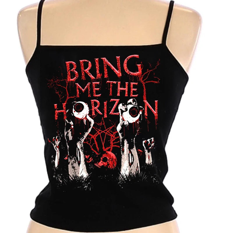 Gothic Letter Print Tee