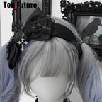 Gothic Lace Hair Bow