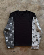 Striped Grunge Long Sleeve Tee