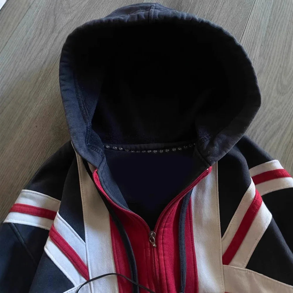 Union Jack Zip-Up Hoodie