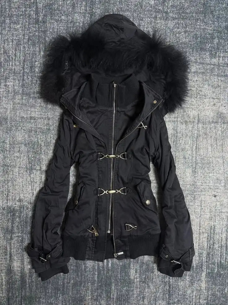 Faux Fur Hooded Parka
