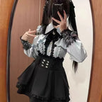 Plaid Bow Lolita Dress