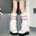 Faux Fur Leg Warmers