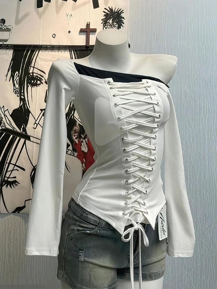 Lace-Up Corset Top