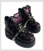 Chain Platform Boots