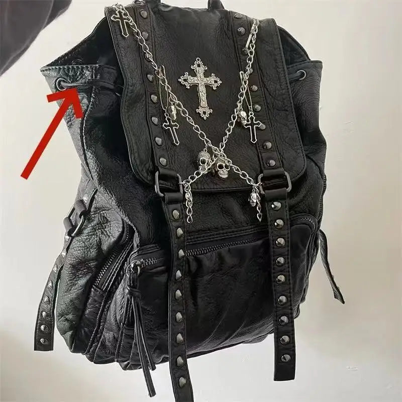 Cross Rivet Backpack