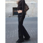 Low Rise Flare Jeans