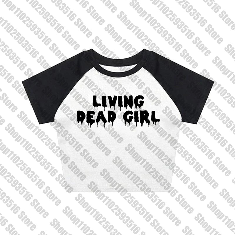 Living Dead Girl Crop Tee