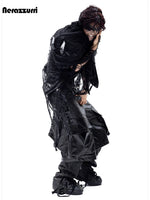 Wide-Leg Faux Leather Pants