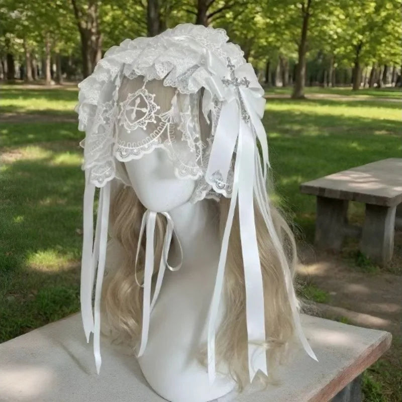 Gothic Nun Veil Headpiece