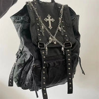 Cross Rivet Backpack