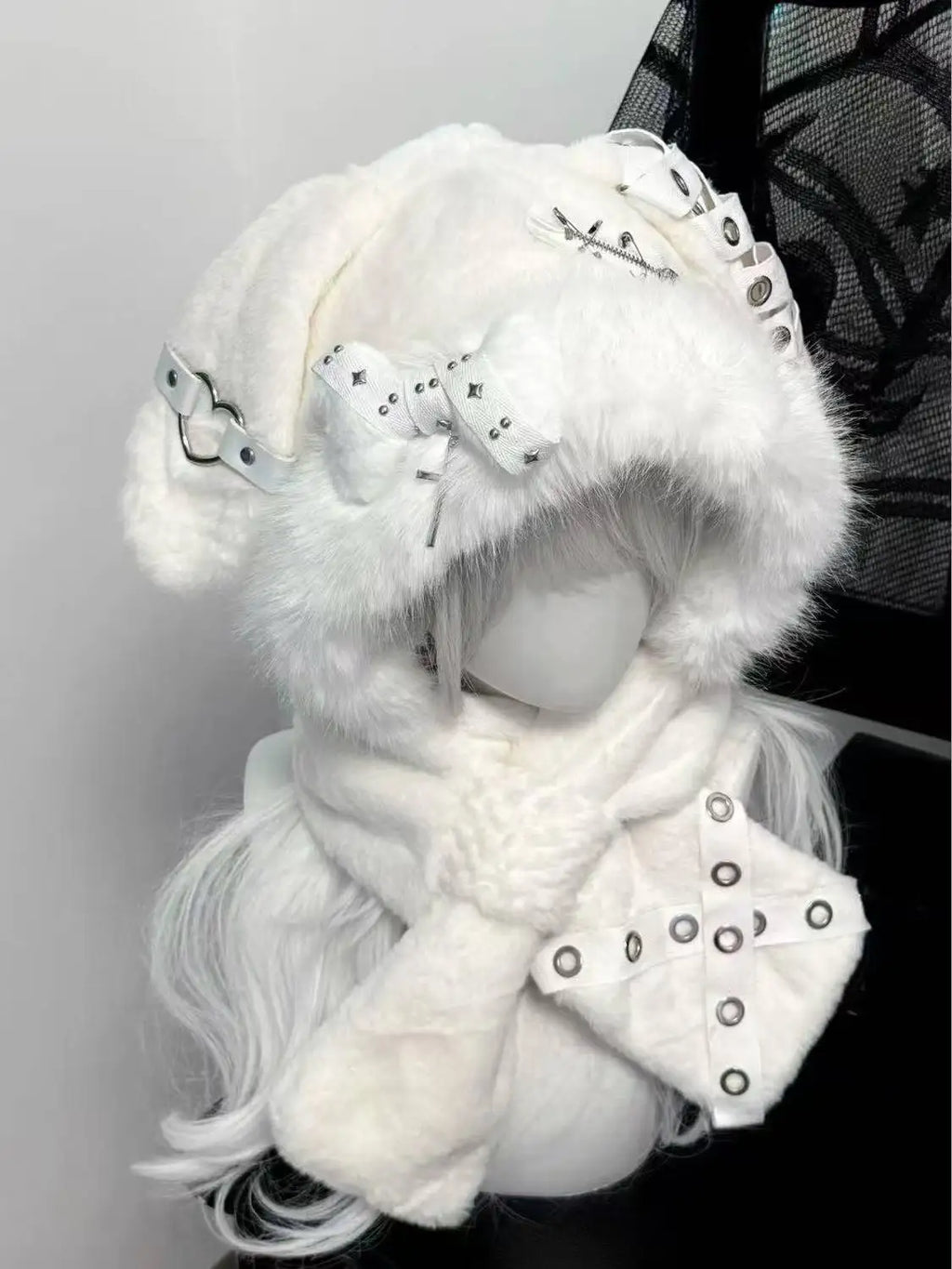 Leopard Faux Fur Ear Hat