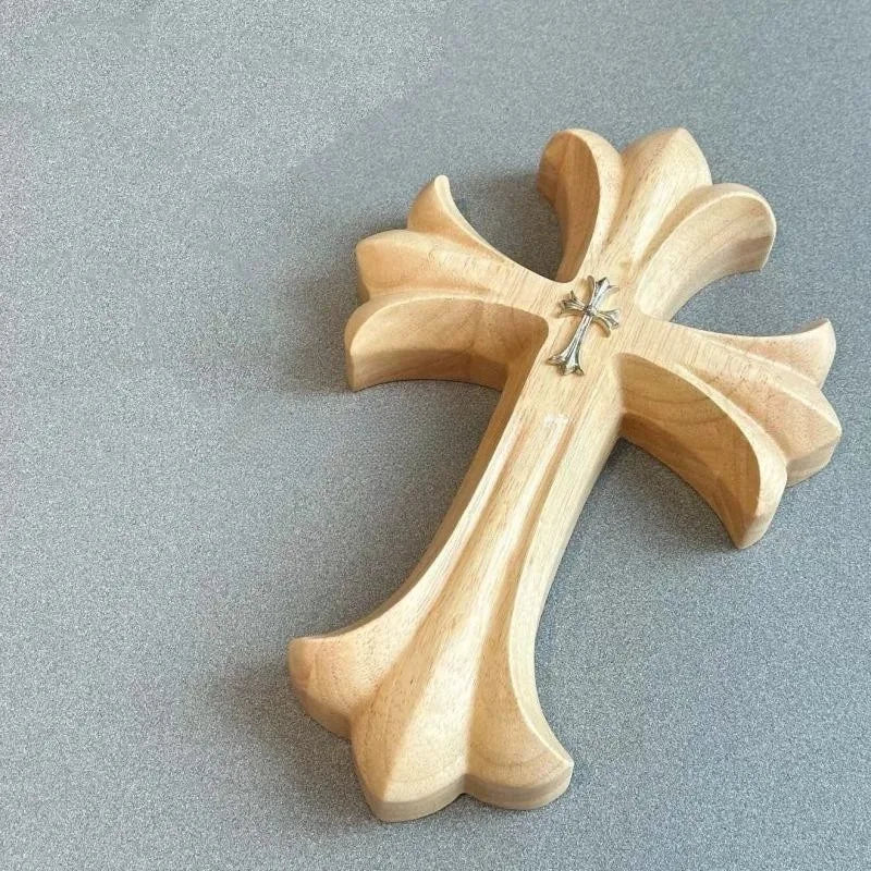 Wooden Cross Wall Decor
