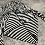 Striped Grunge Long Sleeve Tee