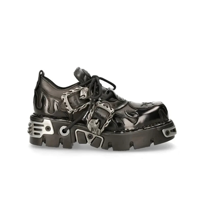 Metal Detail Platform Shoes