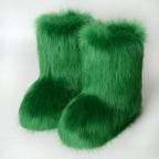 Fluffy Faux Fur Winter Boots