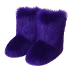 Fluffy Faux Fur Winter Boots