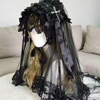 Gothic Nun Veil Headpiece