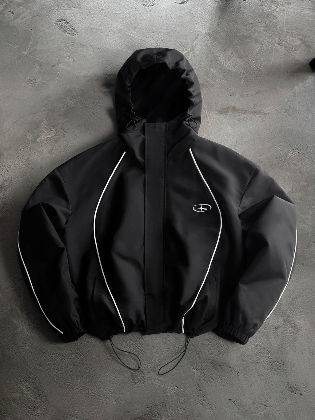 Cropped Hooded Jacket