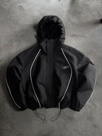 Cropped Hooded Jacket