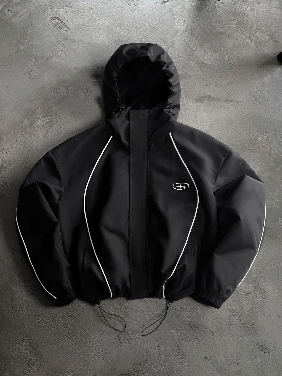 Cropped Hooded Jacket