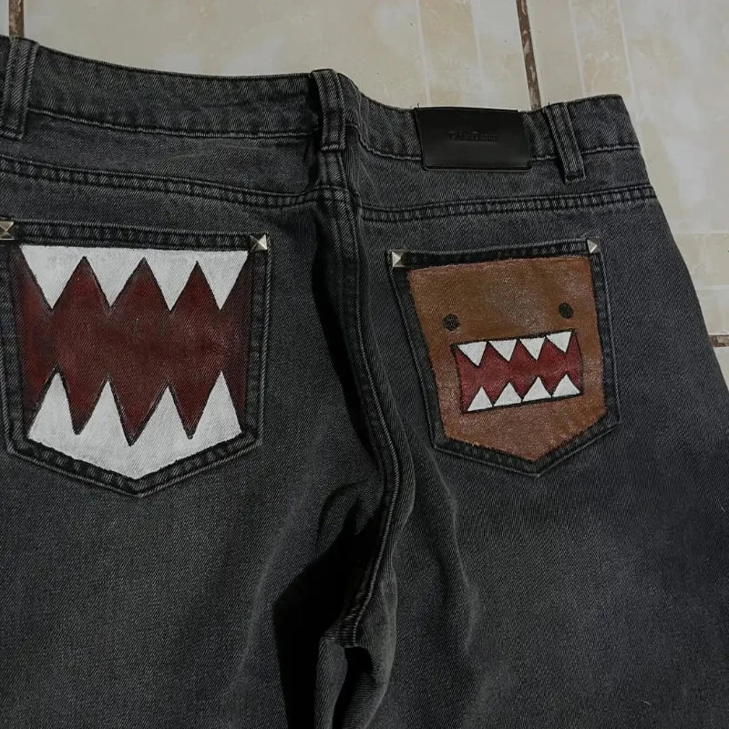 Monster Tooth Baggy Jeans