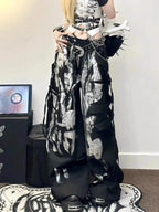 Tie-Dye Wide-Leg Pants