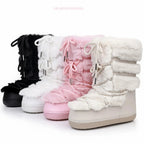 Faux Fur Snow Boots