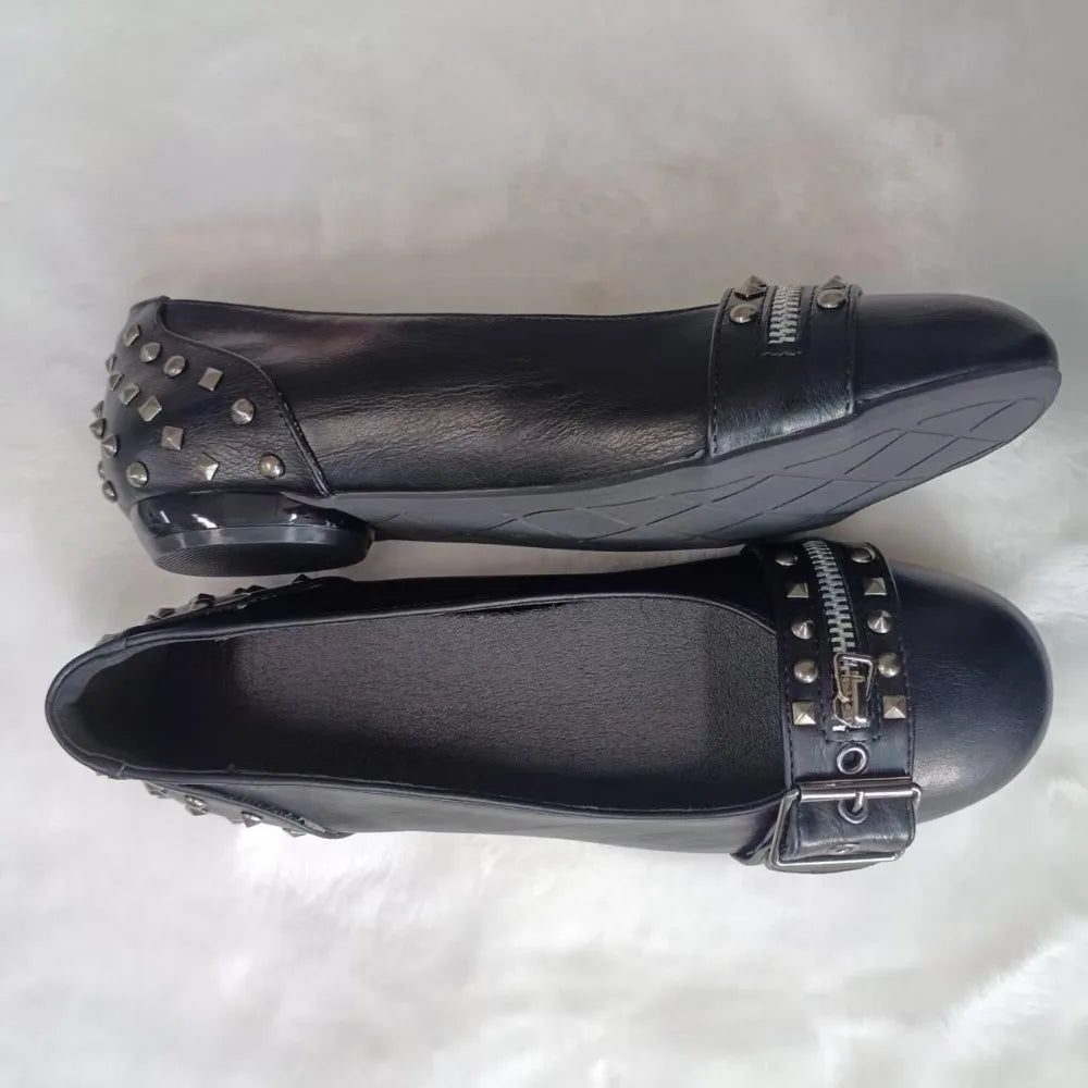 Studded Ballet Flats