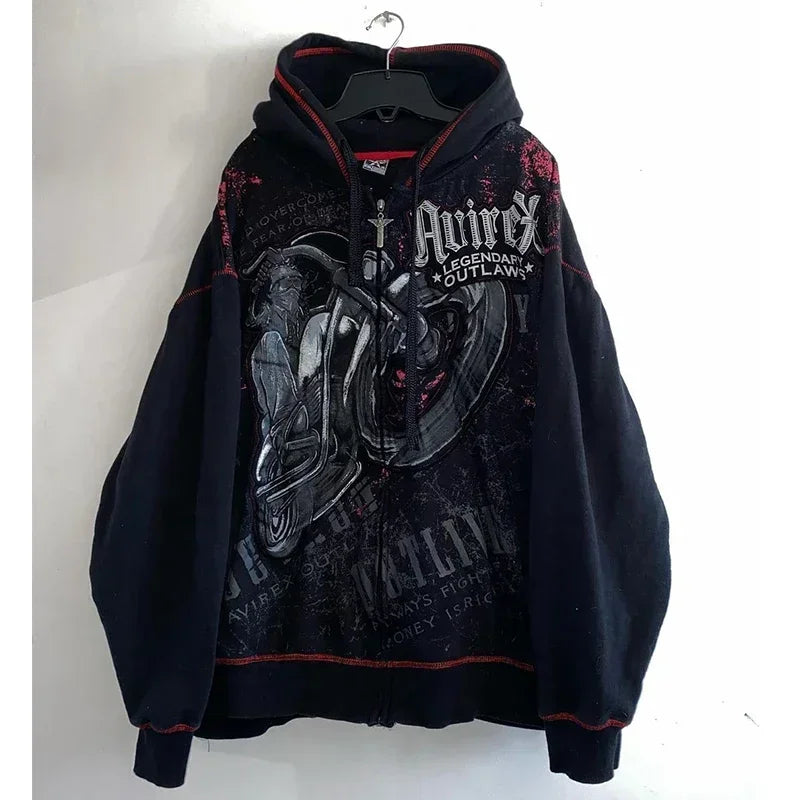 Movie Player Print Hoodie