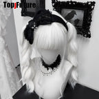 Gothic Lace Hair Bow