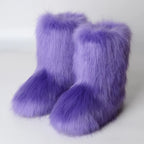 Fluffy Faux Fur Winter Boots
