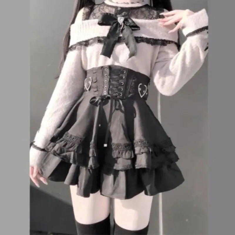 JK Sweater & Skirt Set
