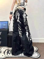 Tie-Dye Wide-Leg Pants