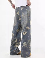 Vintage Wash Baggy Jeans