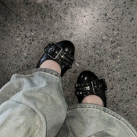Studded Ballet Flats