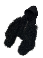 Faux Fur Hooded Coat