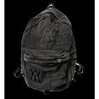 Black Denim Backpack
