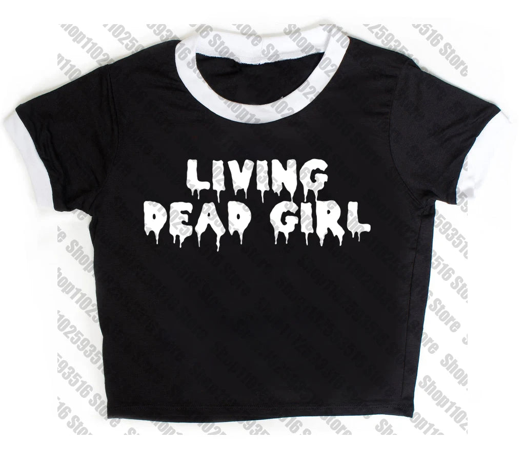 Living Dead Girl Crop Tee
