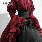 Gothic Ruffle Umbrella Dress