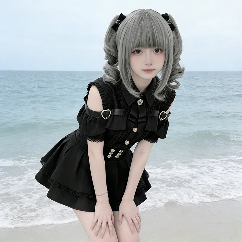 JK Uniform Skirt Set