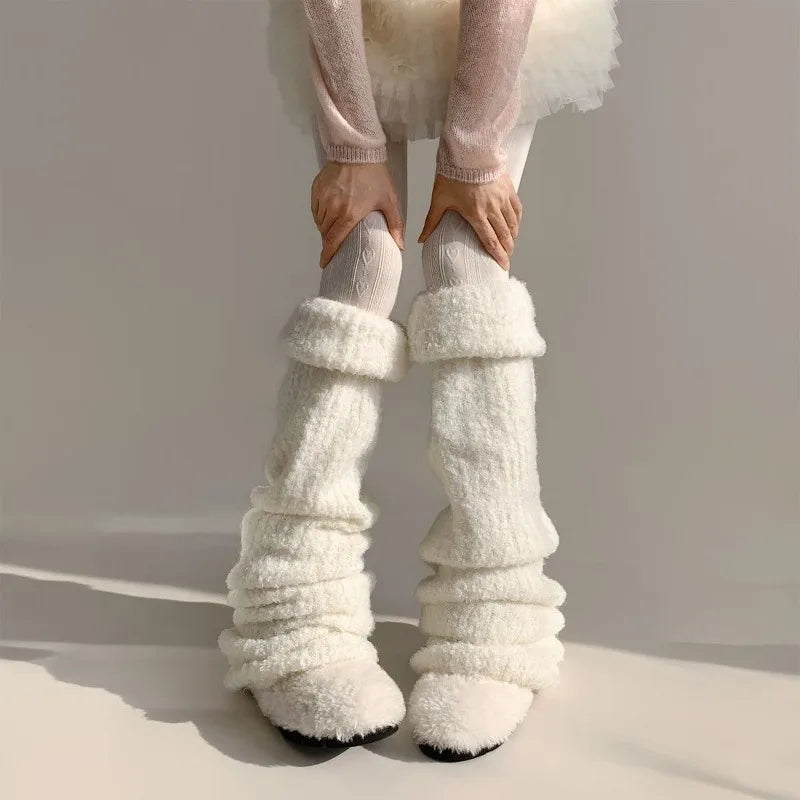 Faux Fur Leg Warmers
