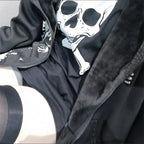 Skull Print Anime Tee