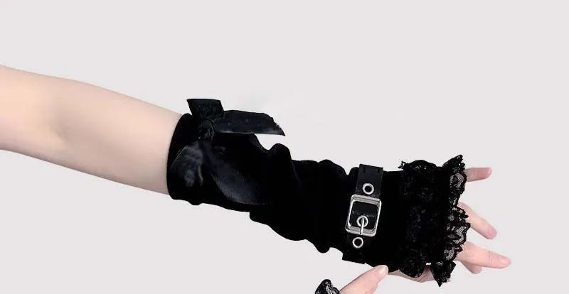 Lace Fingerless Arm Warmers