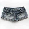 Studded Denim Shorts