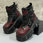Platform High-Top Boots